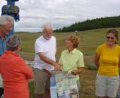 Tourists in Mongolia