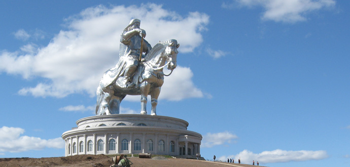 Genghis Khan statue