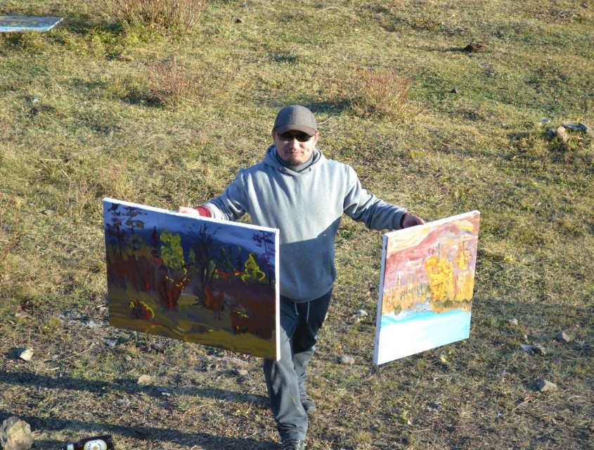 Mongolia painting tours coach